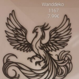 Phönix Wanddeko