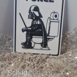 Schild Use the Force