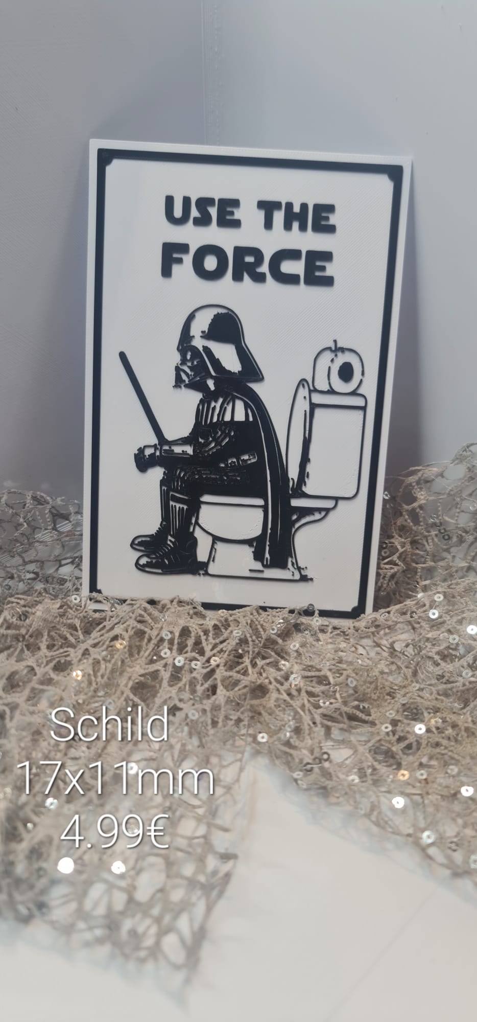 Schild Use the Force