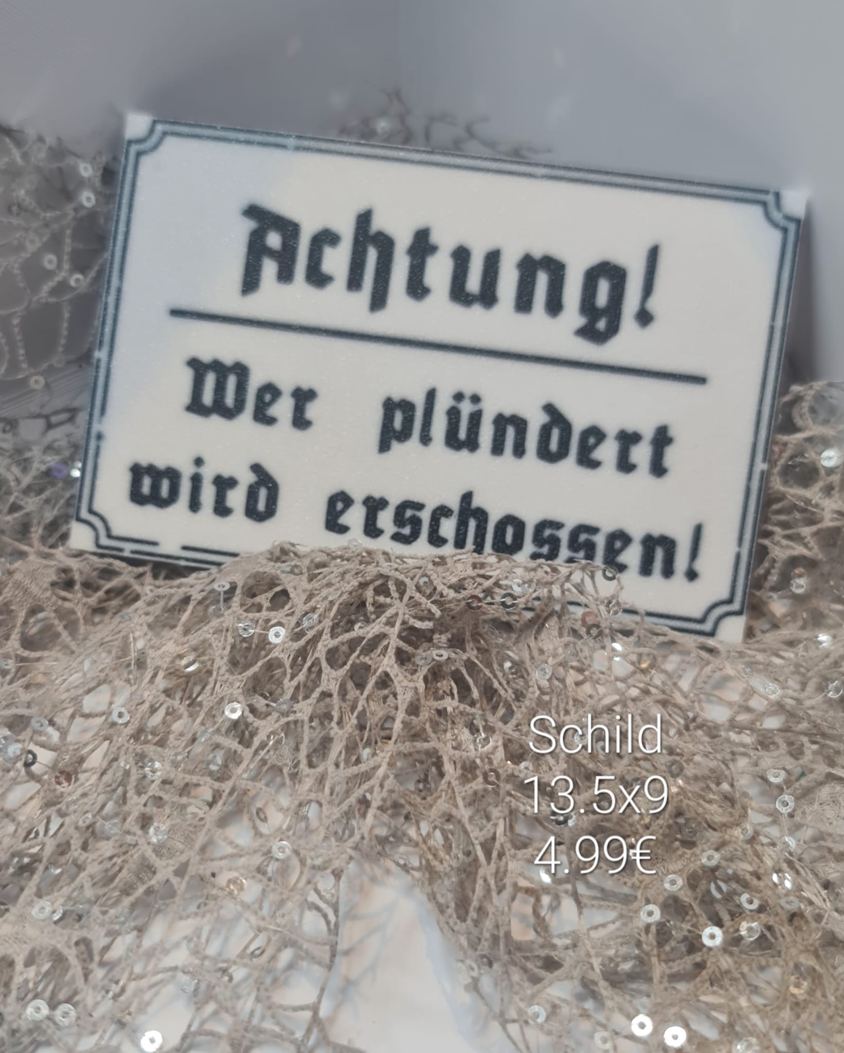 Schild Plündern
